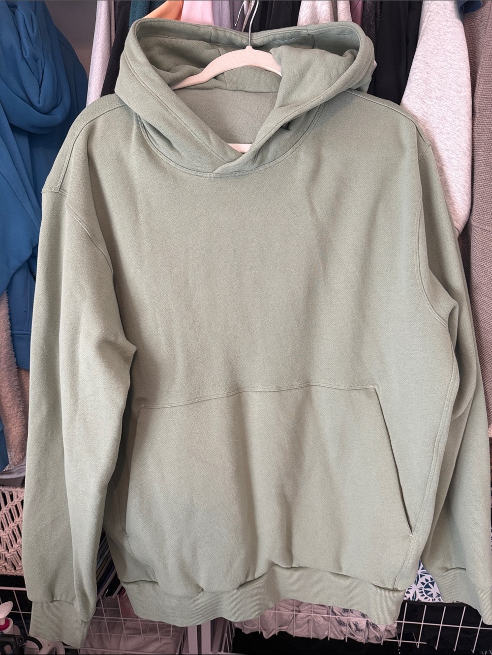 lululemon steady state hoodie sage green